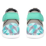 ikiki Glacial Refraction Squeakerless Toddler Shoes | Teal/Gray