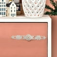 thumbnail image 3 of 2 Pcs Boutons de Porte à la Mode Poignées Décoratives pour Armoire (Blanc), 3 of 8