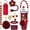 Black Cherry, variant on PTSPLLMY rain Cup Accessories for Stanley Cup 30oz 40oz Tumbler with Handle, Including Water Bottle Handle Strap, Chapstick Holder, Boot, Keychain Charms, Straw Topper Cover Cap for Stanley (Purple)