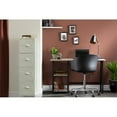 thumbnail image 6 of South Shore Gascony Rubbed Black Desk and 1 Flam Black Swivel Chair Set, 6 of 7