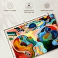 thumbnail image 6 of Elephant Stock Man And Woman Abstract Wall Art - Horizontal Canvas Wall Art - Living Room Wall Decor - People Canvas - Yellow And Orange Decor - 12" x 8", 6 of 8