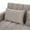 LIGHT GREY, variant on 55.9" Pull-Out Loveseat with Soft Bella Fabric / Cozy Seating for Small Apartment
