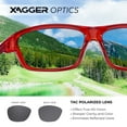 thumbnail image 2 of Xagger Wrap Around Polarized Sports Sunglasses for Men Women TR90 Frame Driving Running Fishing Sun Glasses, 2 of 2