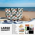 thumbnail image 5 of Balery Pirate Hats Beach Travel Bag - Water-Resistant, Large Capacity Lightweight Tote with 7 Pockets for Women and Men - Perfect for Beach, Pool, Gym, and Travel, 5 of 7