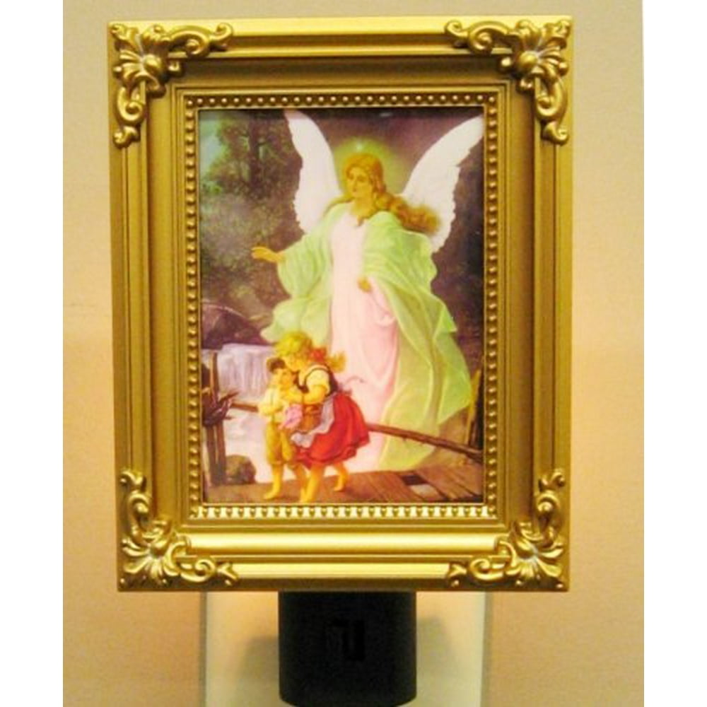 Guardian Angel Night Light Molded, Ul Approved Plug,