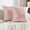 Pink, variant on 18x18 Inch Decorative Throw Pillow Cover, Shiny Metallic Look Fabric, Eye-Catching Accent for Sofa Couch or Living Room