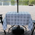 thumbnail image 2 of Spring/Summer Wrinkle-Free Waterproof Outdoor Tablecloth with Umbrella Hole and Zipper, 60-Inch-by-84 Rectangle, 2 of 6