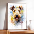 thumbnail image 2 of Lakeland Terrier Dog Art - Watercolor Style Wall, Home or Apartment Decor - Sweet Poster Print Gift for Puppy Lovers, Dog Lovers, Women, Girls, Kids, Baby Room, Nursery, 2 of 5
