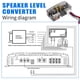 thumbnail image 5 of Kenally Convertidor de Audio para coche de 12V, adaptador de línea de alta a baja frecuencia RCA, convertidores de nivel de altavoz, adaptadores Paneles de instrumentos para automóviles Kenally VI003811-00, 5 of 5