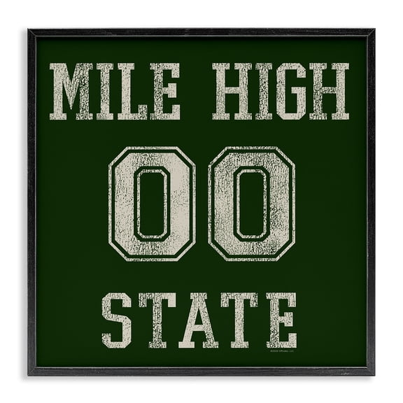 Stupell Industries Contemporary Black Framed Giclee Art, 12 x 12, by Higher Learning/Life Is High