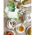 thumbnail image 4 of St Patrick's Day Kitchen Dish Towels for Drying Dishes Set of 4, Watercolor Shamrock Leaves Watering Can Green Waffle Weave Microfiber Hand Tea Bathroom Towels Quick Dry & Absorbent Towel 15.7x23.6, 4 of 7