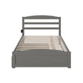 thumbnail image 5 of AFI Warren Full Wood Platform Bed with Headboard Footboard & Twin Trundle, Grey, 5 of 15