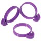 thumbnail image 4 of 60 lazos para bolsas de repostería, reutilizables, para glaseado, de silicona, para decoración de tartas, para cupcakes, galletas y pasteles (15 morado claro, 15 azules, 15 rosas rojas, 15 verdes) Ormromra JQWJ151-2, 4 of 4