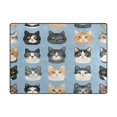 thumbnail image 5 of Yayeee Area Rugs for Living Room 5.2'x4' Non Slip Washable Bedroom Floor Carpet, Cartoon Cute Cat, 5 of 5