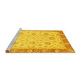 thumbnail image 2 of Ahgly Company Machine Washable Indoor Rectangle Oriental Yellow Traditional Area Rugs, 8' x 12', 2 of 4