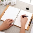 thumbnail image 2 of UJMNHYGT Loose Leaf Paper 45 Sheets Wide Ruled 7.09x10.24 Inch, Bulk Office Filler Sheets 9 Hole Punched, Wide Ruled Notebook Paper for 9 Ring Binder, 2 of 3