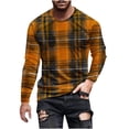 thumbnail image 1 of Amzcrzy Sudadera Para Hombre, Moda Informal, Estampado, Cuello Redondo, Manga Larga, Blusa Estampada, Naranja, Xl, 1 of 4
