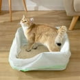 Cat Bathroom Mat Cat Litter Liners Large Elastic Pads for Cats