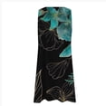 thumbnail image 4 of LOVZFMLL Robes Femmes Décontractées Imprimées Robe Débardeur Plage Col en V Poche Sans Manches Robes de Costume, 4 of 5