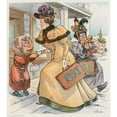 thumbnail image 2 of John Samuel Pughe 15x16 Gold Ornate Wood Frame and Double Matted Museum Art Print Titled - The New Girl (1897), 2 of 4