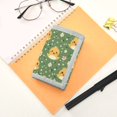 thumbnail image 5 of JIALIOU Nylon Trifold Card Wallet with ID Window Zipper Pocket for Men Women Teen Cute Ducks and Flower, 5 of 5