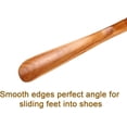 thumbnail image 4 of Premium Wooden Shoe Horn, 1 PCS Shoehorns Durable, 13" Long Handle Shoe horns, Lazy Shoe Helper Spoons for Seniors, Kids, Pregnancy, Men, Women, Birthday Gift, 4 of 8