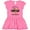 Raspberry with Polka Dots, variant on Inktastic I Support My Uncle Autism Awareness Girls Toddler Dress