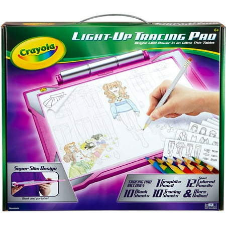 Crayola Light-Up Tracing Pad, Girl - Walmart.com