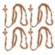 thumbnail image 1 of Cuentas De Rosario De Madera Hechas A Mano Rosario Anudado Collar De Rosario Católico Para Hombres Mujeres Niños Con Cuerda Resistente Y Gruesas Cuentas De Madera Regalos, 1 of 7