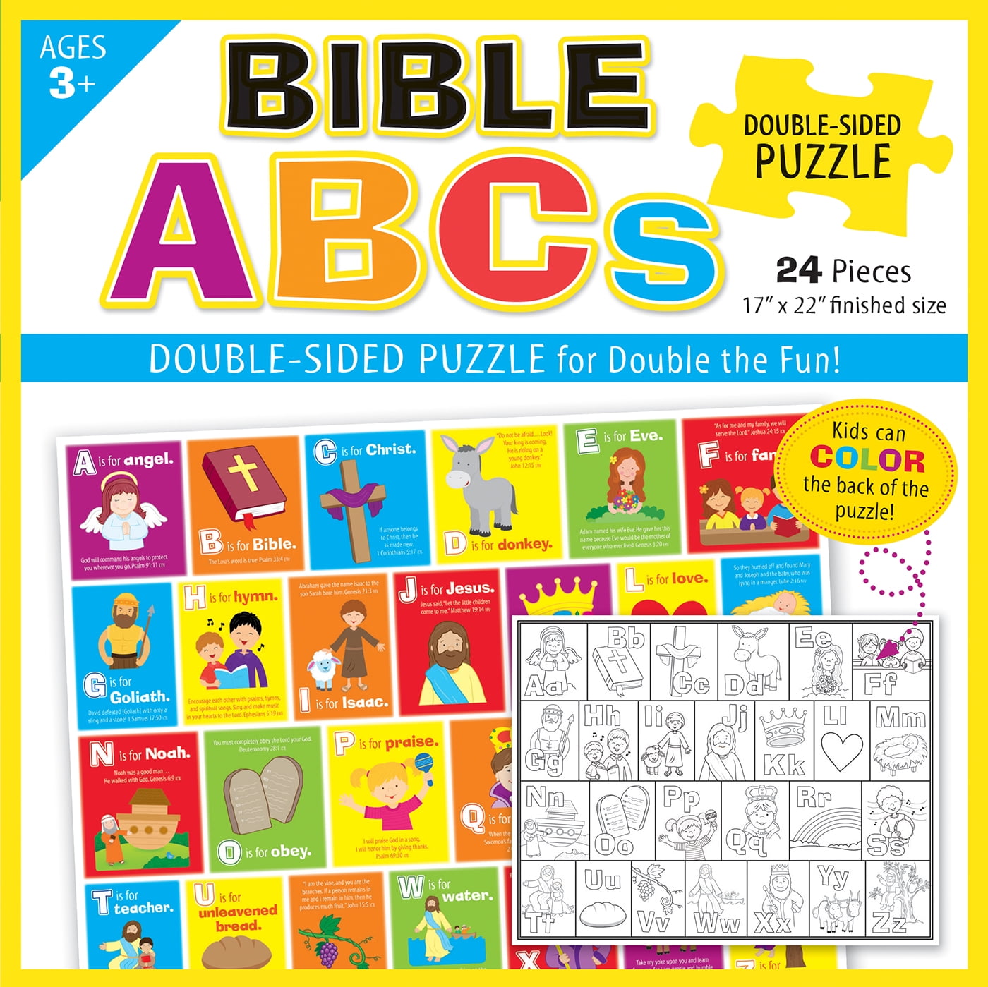 I'm Learning the Bible Floor Puzzle Bible ABCs Puzzle (Game) Walmart