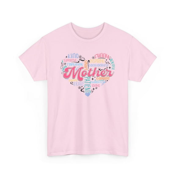 Mom's love heart shape for Mama Mother's day Gift-Unisex cotton Tee