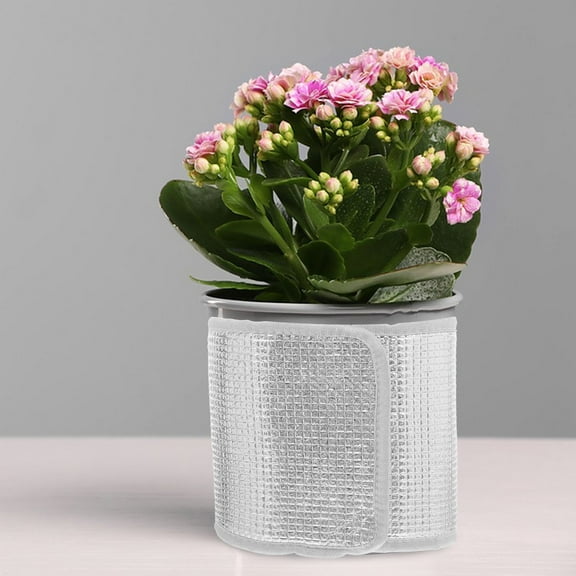MUSEYA 5Pack Thermal Insulation Planter Cover Silver Wrap For Winter Months Outdoor Use