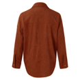 thumbnail image 4 of Vedolay Womens Tops Women's Autumn Coats Solid Color Long Sleeve Denim Jacket Outerwear,Brown M, 4 of 5