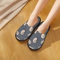 thumbnail image 5 of Slippers for Women, Conch Shells Print No.9035 Womens Slippers Fuzzy Winter House Shoes, Soft Anti-Skid Slippers Indoor and Outdoor, 5 of 5