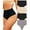 4Pack A, variant on Finetoo Tummy Control Shapewear Thongs for Women High Waisteded Body Shaper Underwear No Show Panties 4 Pack S-3XL