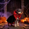 thumbnail image 4 of Halloween Pet Cute Festival Cos Clothing for Dogs and Cats Light Soft Cozy Holiday Dress Up Outfit Adjustable Size Pet Party Photo Prop Trick, 4 of 7