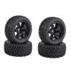thumbnail image 1 of Juego de 4 neumáticos para coche RC, accesorios de goma, banda de rodadura todoterreno, esponja resistente al desgaste. Ruedas monolíticas, 1 of 8