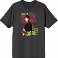thumbnail image 4 of Beetlejuice Beetlejuice Come In If You Dare Charcoal Men's Crew Neck Short Sleeve Tee-XXL, 4 of 6
