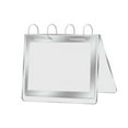 thumbnail image 3 of Abbracc Flip Desktop Card Menu Display Stand Double Sided Multi Page Desktop Card Vertical Sign Holder for Cafes Restaurant, Tabletop A6, 3 of 9