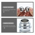 thumbnail image 4 of COMPUKAS 2Pcs Faucet Adapter For Sink To Hose Adapter Simple And Convenient Design Silver 3.00X3.00X2.30Cm, 4 of 8