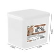 thumbnail image 2 of Storage & Organization Clearance! Airtight Bread Storage Containers Bread Box Plastic Reusable Loaf Cake Clear Bread Dispenser Fresh Bread Organizer Bin, 2 of 6