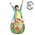 thumbnail image 3 of Camping Storage Toy Bag Chair, Summer Tents in the Forest Recreational Explore Woodland Season Cartoon, Stuffed Animal Organizer Washable Bag, Large Size, Multicolor, by Ambesonne, 3 of 3