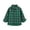 Green, variant on YUANxueke Girls Boys Button Down Coat, Long Sleeve Plaid Collared Shirts, Casual Fashion Workout Streetwear Jackets