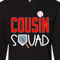 thumbnail image 4 of Inktastic Cousin Squad Baseball and Bat Long Sleeve T-Shirt, 4 of 5