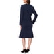thumbnail image 3 of Suéter abierto Inspire Chic para mujer, sin cuello, con botones, estilo casual de negocios, cárdigan de punto grueso, talla XL, rojo, 3 of 7