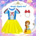 thumbnail image 6 of Princess Dress Up Set for Girls, Princess Costume Toys for Toddlers, Christmas & Birthday Gift for Kids Ages 3-7, 6 of 7