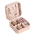 thumbnail image 2 of Caja de joyería portátil, caja de joyería de viaje, exquisita caja organizadora de joyas, caja de joyería diseñada a medida, 2 of 6