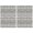 White Geometric Zigzag, variant on White Geometric Zigzag Circle Pattern Summer Placemats Table Placemats Set Of 4-Linen Kitchen Washable Placemats Table Mats 11.8"x17.7" Non-Slip Heat Resistant