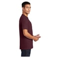 thumbnail image 3 of Port & Company Men's Essential Cotton T-Shirt with Pocket Athletic Maroon 2X-Large, 3 of 6