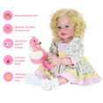 thumbnail image 2 of Muñecas Pequeñas de 22 Pulgadas - Flamingo Girl, 2 of 11
